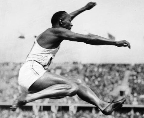 Jesse Owens in Berlin Olympics