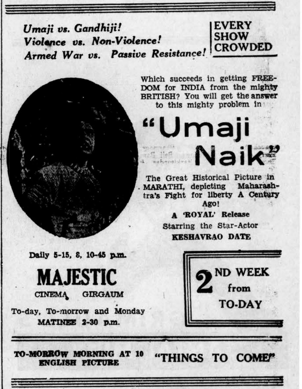 Umaji Naik Movie 1938